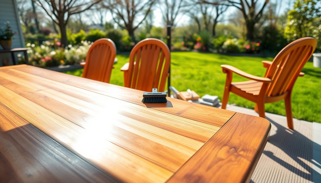 How to Deep Clean Teak and Cedar Outdoor Furniture for Spring