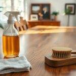 Cleaning wood furniture