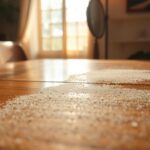 Dust prevention for wood