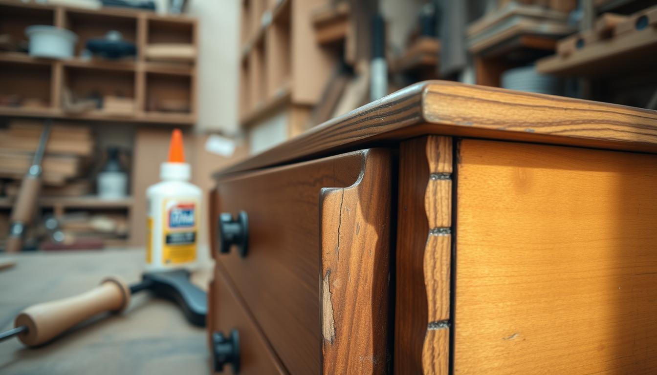 How to Repair and Tighten Old Dovetail Joints in Dresser Drawers