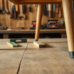 Fixing uneven furniture legs