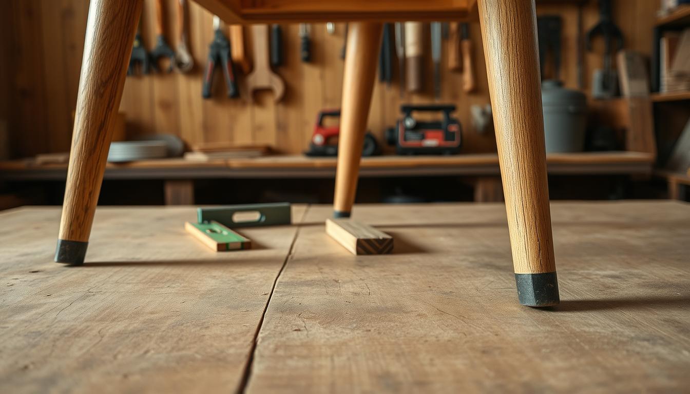 How to Fix a Wobbly Wood Table with Uneven Legs Permanently