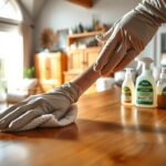 Polishing light wood