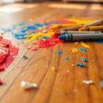 Removing crayon from wood