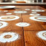 Removing heat stains