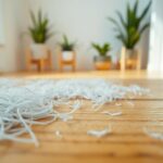 Removing pet hair from wood