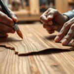 Repairing wood veneer