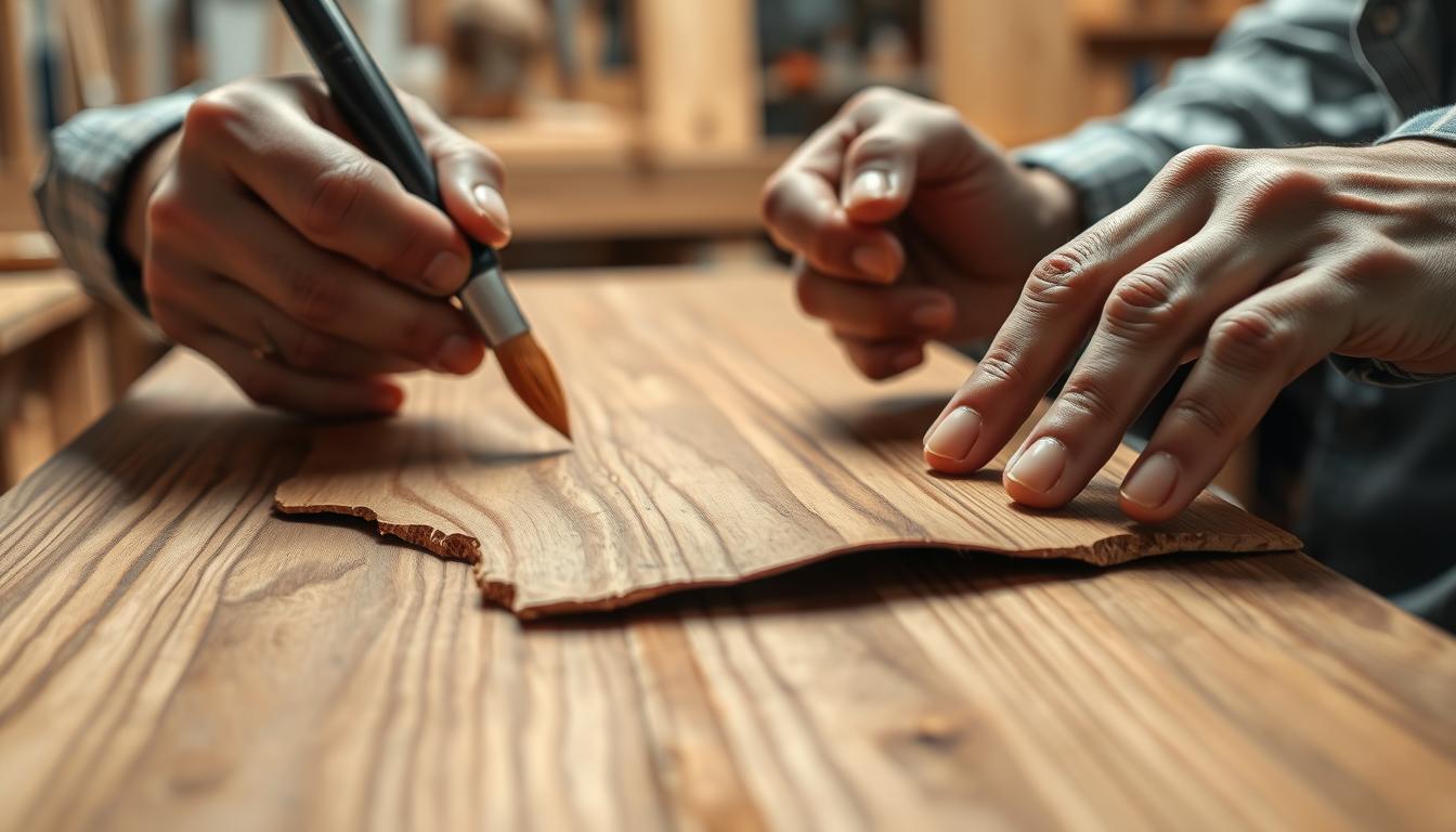 How to Glue Down Peeling or Bubbling Wood Veneer Edges