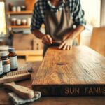 Restoring faded wood