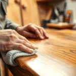 Restoring wood luster