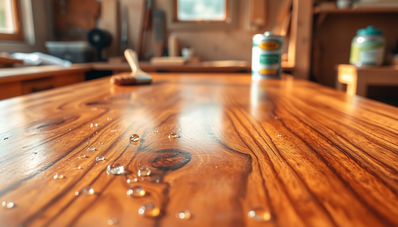 How to Make a Wood Tabletop Waterproof and Heat Resistant